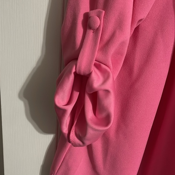 NWT Boutique Purchased Pink Blazer with pockets - Picture 3 of 4